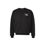 Black Laser Wolf Crewneck