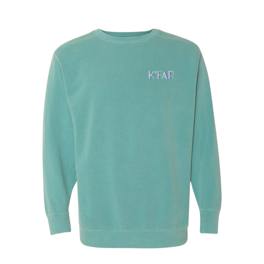 K'Far Embroidered Crewneck Sweatshirt