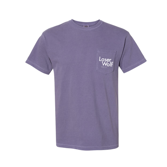 Laser Wolf Grape Pocket Tee