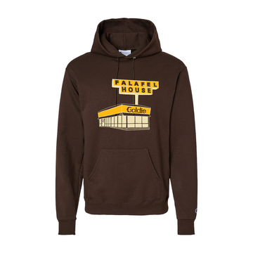 Goldie Falafel Brown Champion Hoodie